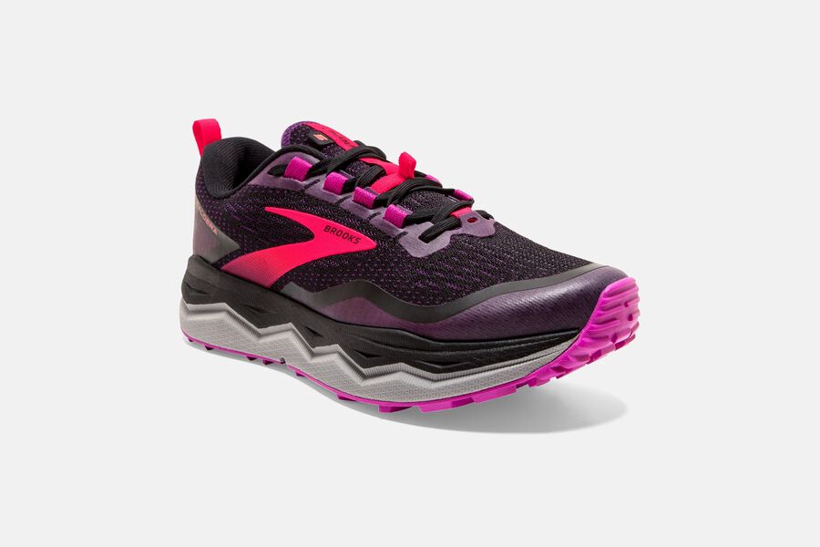 Brooks Caldera 5 Trail Loopschoenen Dames - Zwart/Rood - 602781XYJ